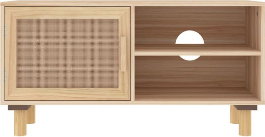 Έπιπλο Τηλεόρασης Μπεζ Μ80xΠ30xΥ40cm