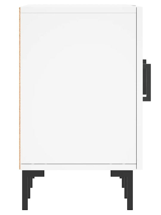 Έπιπλο Τηλεόρασης Λευκό Μ150xΠ30xΥ50cm