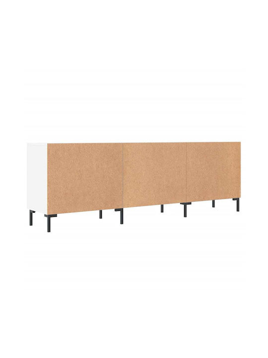 Έπιπλο Τηλεόρασης Λευκό Μ150xΠ30xΥ50cm