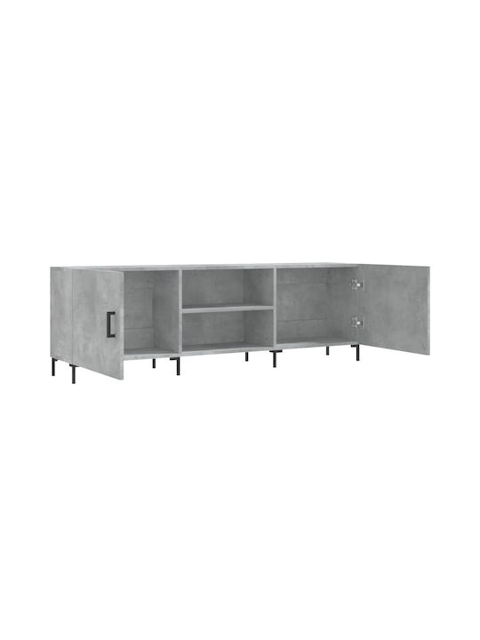vidaXL TV-Ständer Grau M150xP30xH50cm