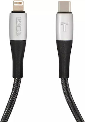 Tumi Braided USB-C to Lightning Cable Μαύρο 1.5m (TUCCSMFI)