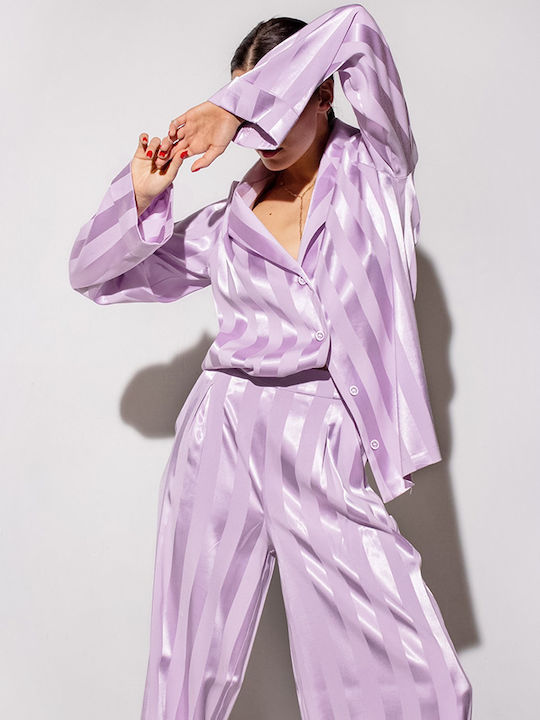 La Lolita Amsterdam Summer Women's Pyjama Set Lilac