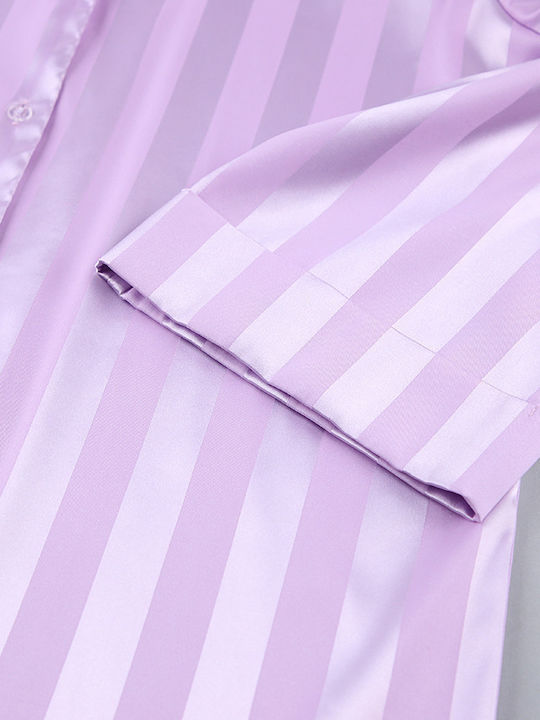 La Lolita Amsterdam Summer Women's Pyjamas Set Lilac Emery