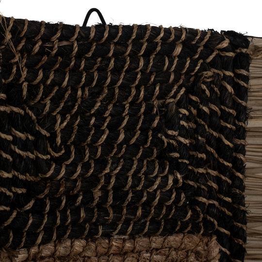 HomeMarkt Wanddekoration Braun aus Korbweide Material 46x8x68cm