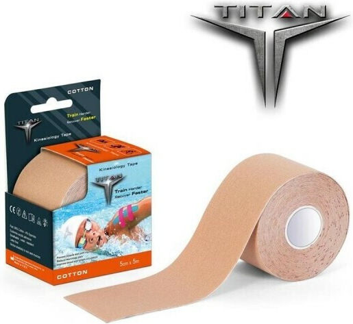 OrthoDynamic Titan Cotton Kinesiology Tape 5cm x 5m Beige