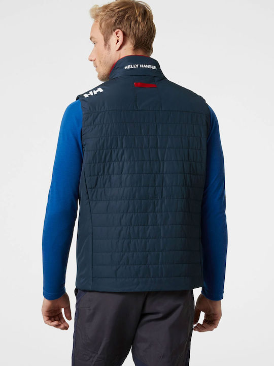 Helly Hansen Αμάνικο Ανδρικό Χειμωνιάτικο Μπουφάν Puffer Navy Μπλε