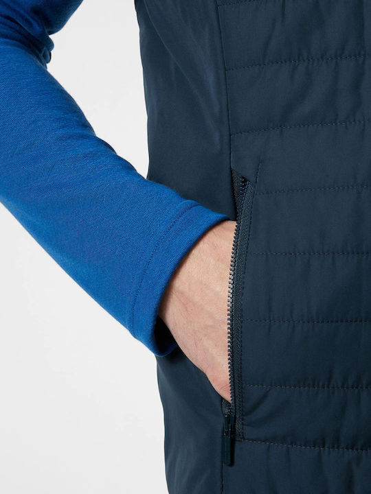 Sleeveless Winter Jacket Puffer Navy Blue