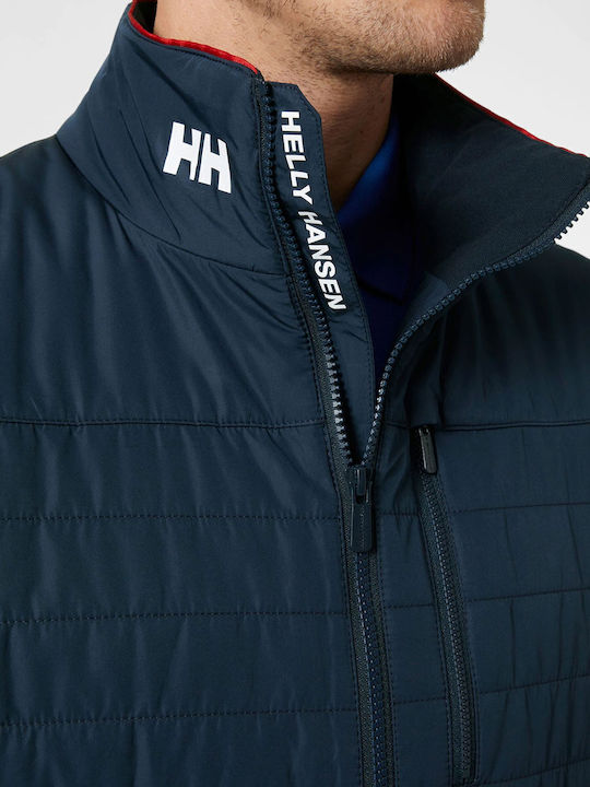 Sleeveless Winter Jacket Puffer Navy Blue