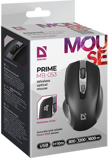 Defender Prime MB-053 Wireless Mouse Black