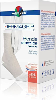 Master Aid Dermagrip Verband 8cm x 4m Weiß