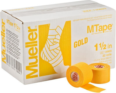 Mueller MTape Autoadeziva Benzila sportiva 3.8cm x 9.1m Gold