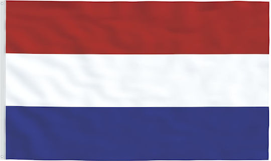 Flagge der Niederlande Polyester mit einem Einsatz 6,23 m. aus Aluminium