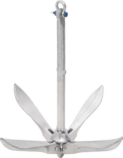 vidaXL Ancoră de Barcă Umbrelă Galvanizat 12kg
