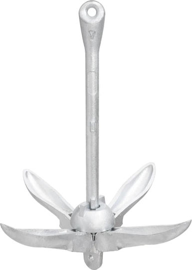 vidaXL Άγκυρα Σκάφους Grapnel-Anker Verzinkt 8kg