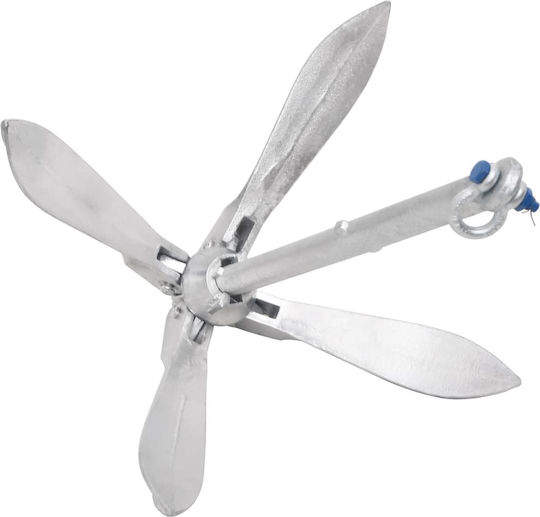 vidaXL Ancoră de Barcă Umbrelă Galvanizat 12kg
