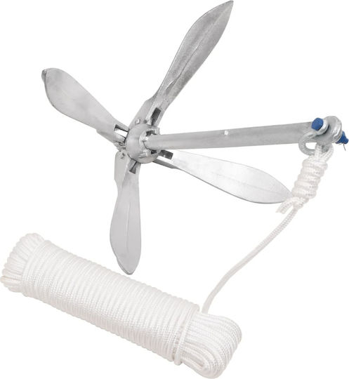 vidaXL Άγκυρα Σκάφους Grapnel-Anker Verzinkt 12kg