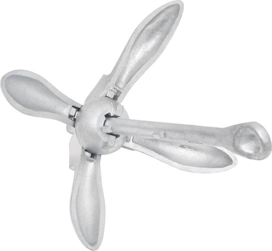 vidaXL Άγκυρα Σκάφους Grapnel-Anker Verzinkt 8kg