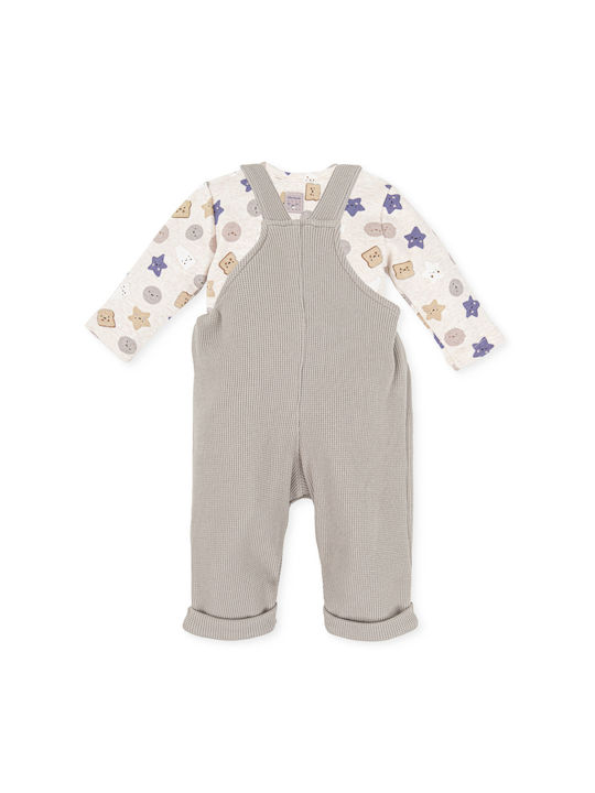 Tutto Piccolo Kids Set with Pants Winter 2pcs Beige