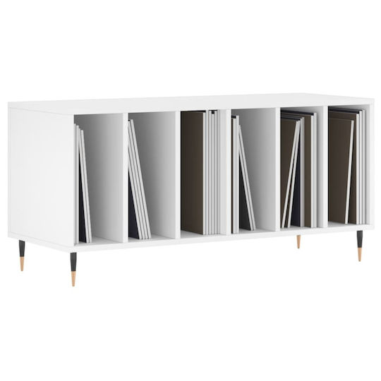 vidaXL Έπιπλο Hi-Fi Λευκό 38x100x48cm