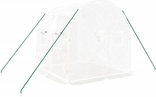 vidaXL 364075 Greenhouse Tunnel with Metal Frame 2x2x2m