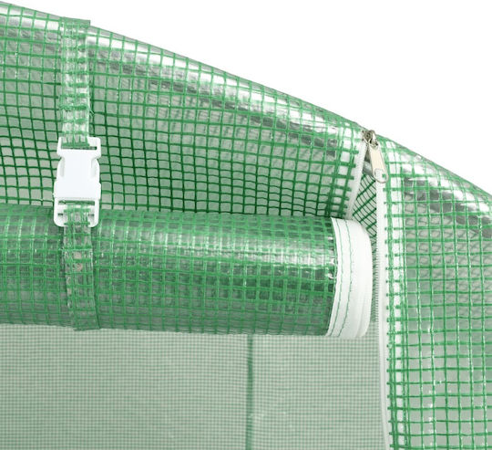vidaXL 364073 Greenhouse Tunnel with Metal Frame 2x2x2m