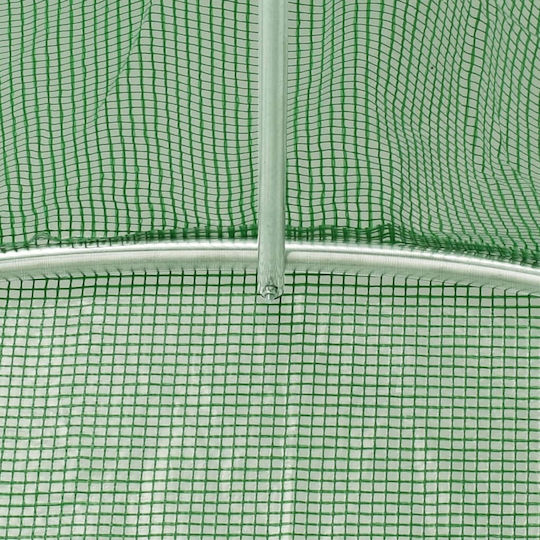 vidaXL 364073 Greenhouse Tunnel with Metal Frame 2x2x2m