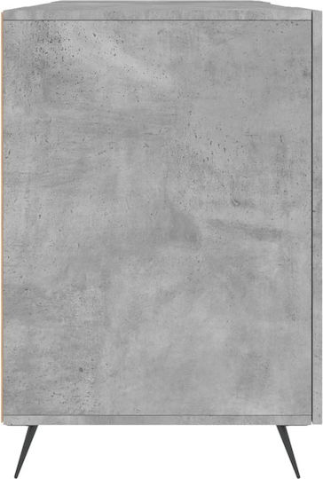 Γραφείο Ξύλινο Γκρι 140x50x75εκ.