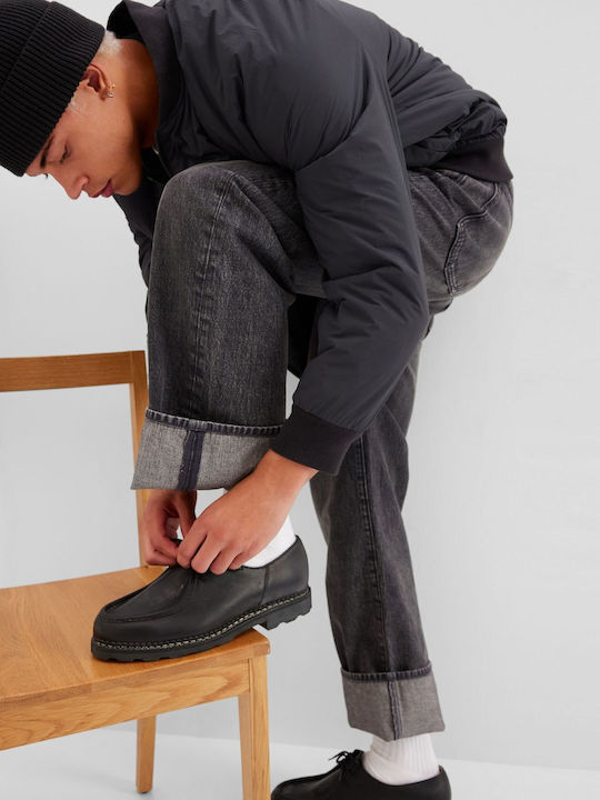 '90s Men's Jeans Pants with Loose Fit Black