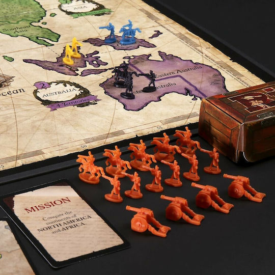 Board Game Risk Παιχνίδι Στρατηγικής for 2-5 Players 10+ Years Old Hasbro