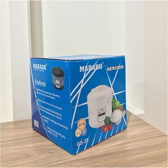 Rice Cooker MARADO GS-20 400W cu Capacitate 2lt