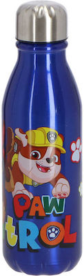 Paw Patrol Παγούρι Αλουμινίου σε Μπλε χρώμα 600ml