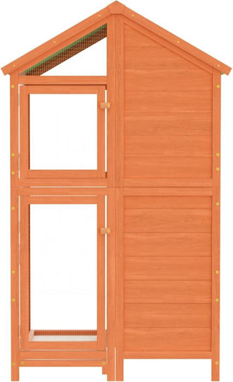 vidaXL Lemn Cușcă Păsări 97x81x152cm. Maro
