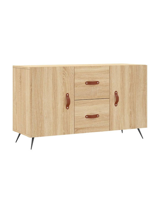 Sideboard Wooden with Drawers Sonoma Δρυς 100x36x60cm