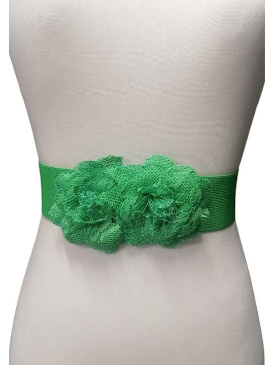 Elastic Women's Belt Green GIZA Green Belt
