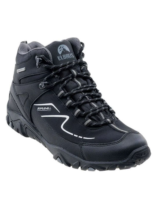 Elbrus Maash Herren Wanderstiefel Wasserdicht Schwarz