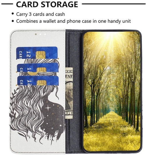 Colored Drawing Invisible Книга Кожа (XIAOMI REDMI 10 5G)