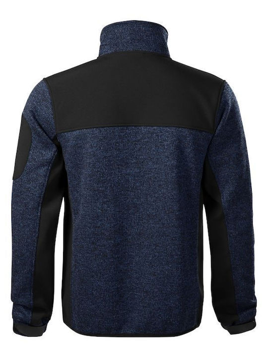 Malfini Men's Long Sleeve Promotional Cardigan Navy Blue