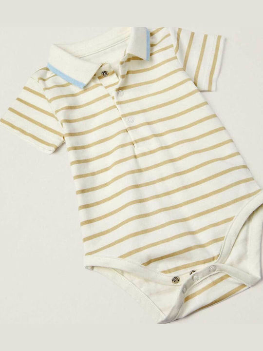 Zippy Babystrampler Kurzärmelig Beige