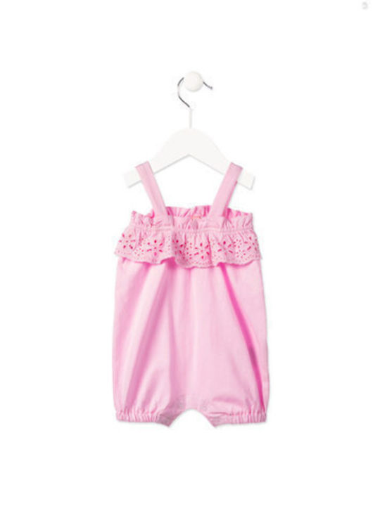 Losan Baby Bodysuit Set Sleeveless Pink