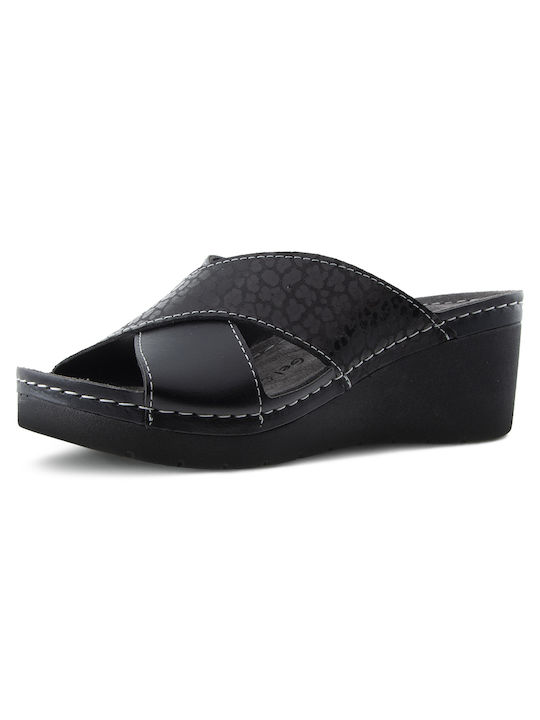 Women's anatomical cheesy slipper Fild MALLORCA-2002 Black slipper