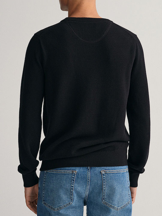 Gant Men's Long Sleeve Sweater Black