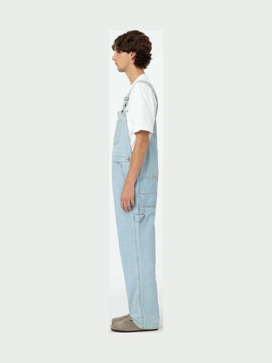 Men's Jeans Overalls with Regular Fit Blue