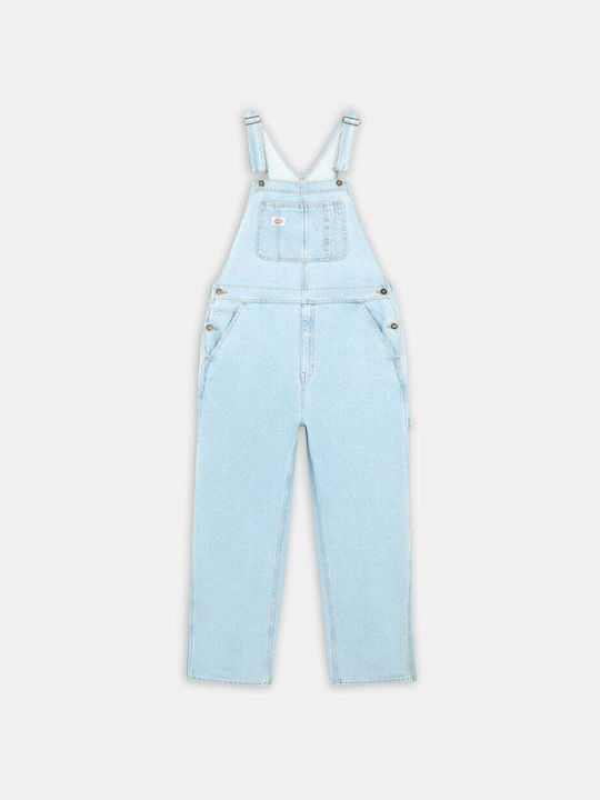 Men's Jeans Overalls with Regular Fit Blue