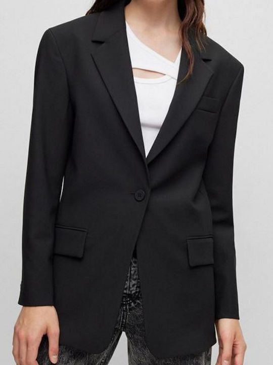 Boss Agura Damen Blazer Schwarz