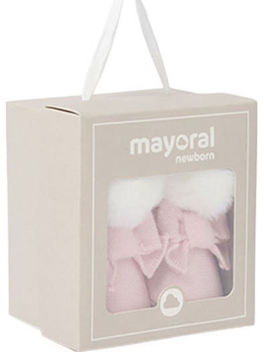 Mayoral Baby Booties Pink