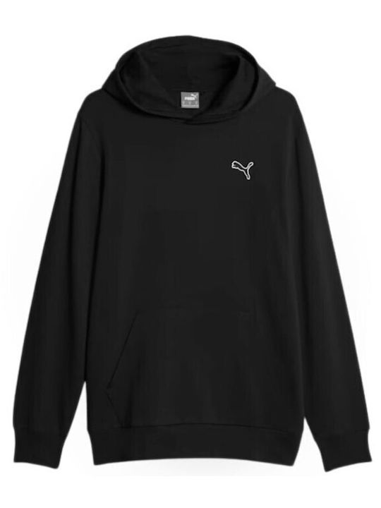 Puma Men's Sweatshirt with Hood Black