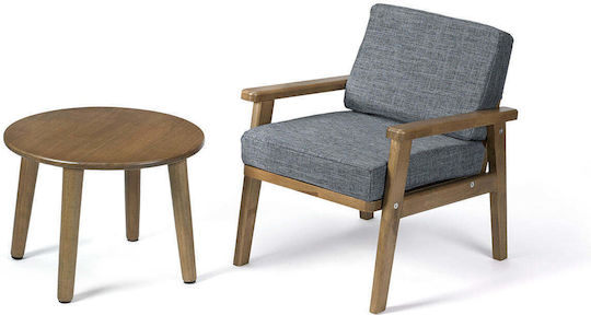 Kindertisch aus Holz Braun Kids Concept