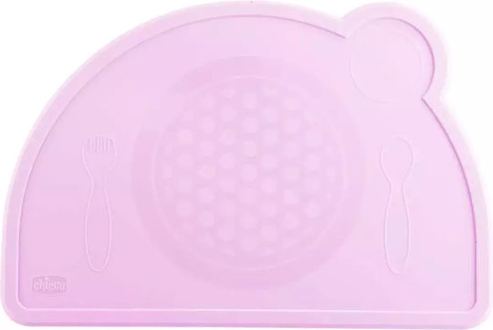 Chicco Silicone Baby Placemat for 18+ months Pink