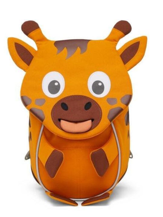 Affenzahn Μίνι Καμηλοπάρδαλη School Bag Backpack Kindergarten in Orange color