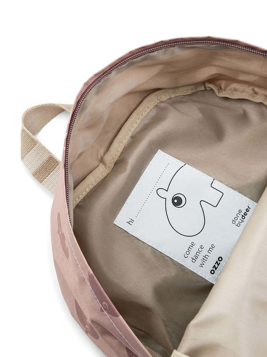 Done by Deer School Backpack for Kindergarten with Water Bottle Holder Pink 5L